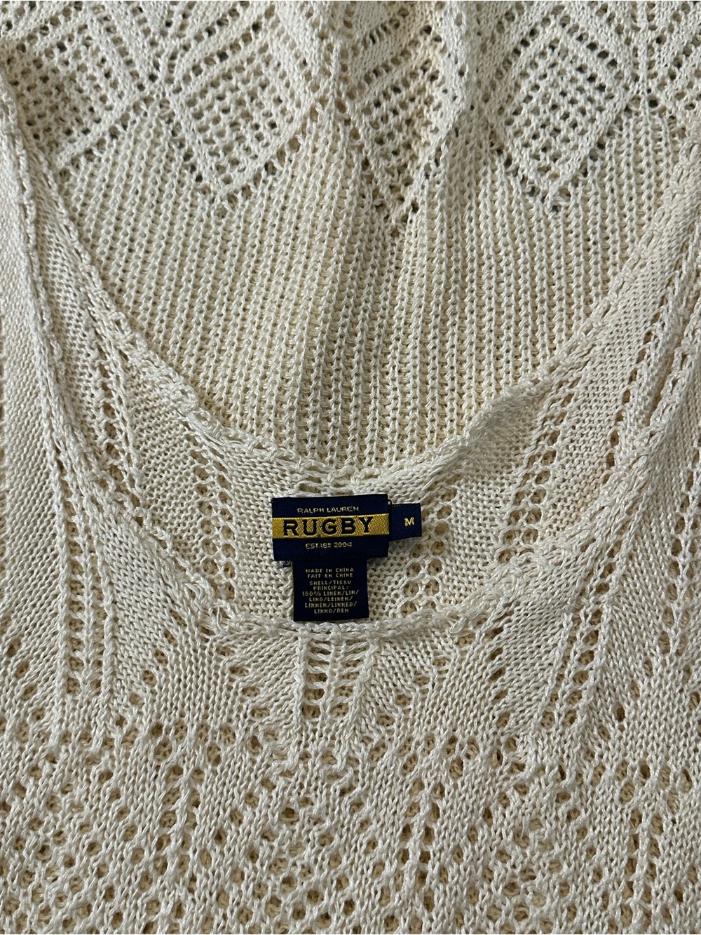 Rugby Ralph Lauren crochet mini dress M - Picture 7 of 7